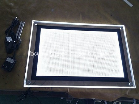 Edge Laser Polished Ultra Thin Crystal Acrylic LED Light Box (FS-C01)