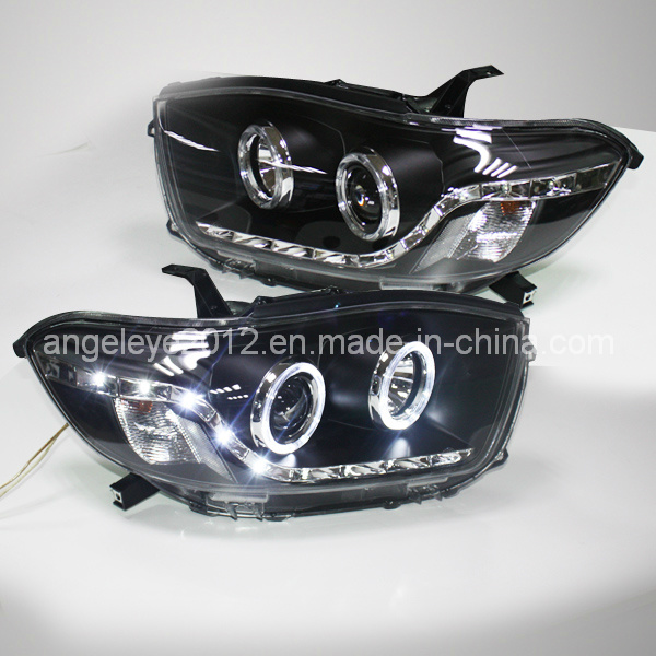 Highlander LED Angel Eyes Head Lamps for Toyota LDV2