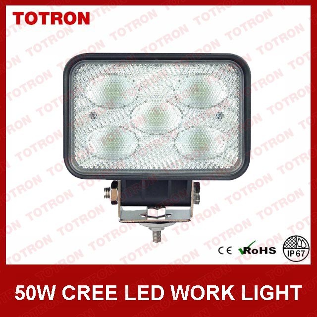 T1050 Totron 50W IP67 CREE LED Work Lights for Truck