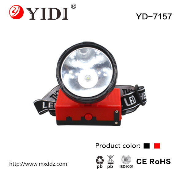 Rechargeable LED Miner Headlamp for Emergency Hunting