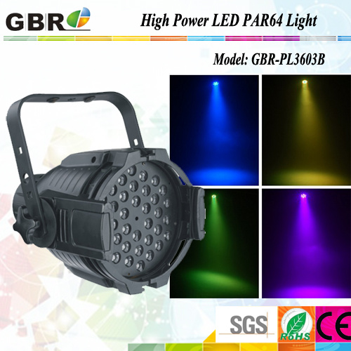 Stage Light/36*1W/3W Edison RGB IP65 LED PAR 64 Light