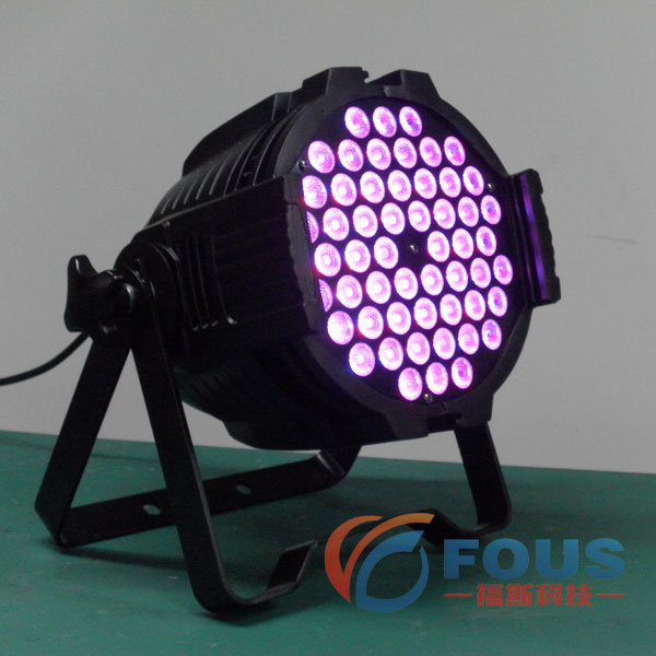 54PCS 3W High Brightness Tri-Color LED PAR64 / LED PAR Can Light