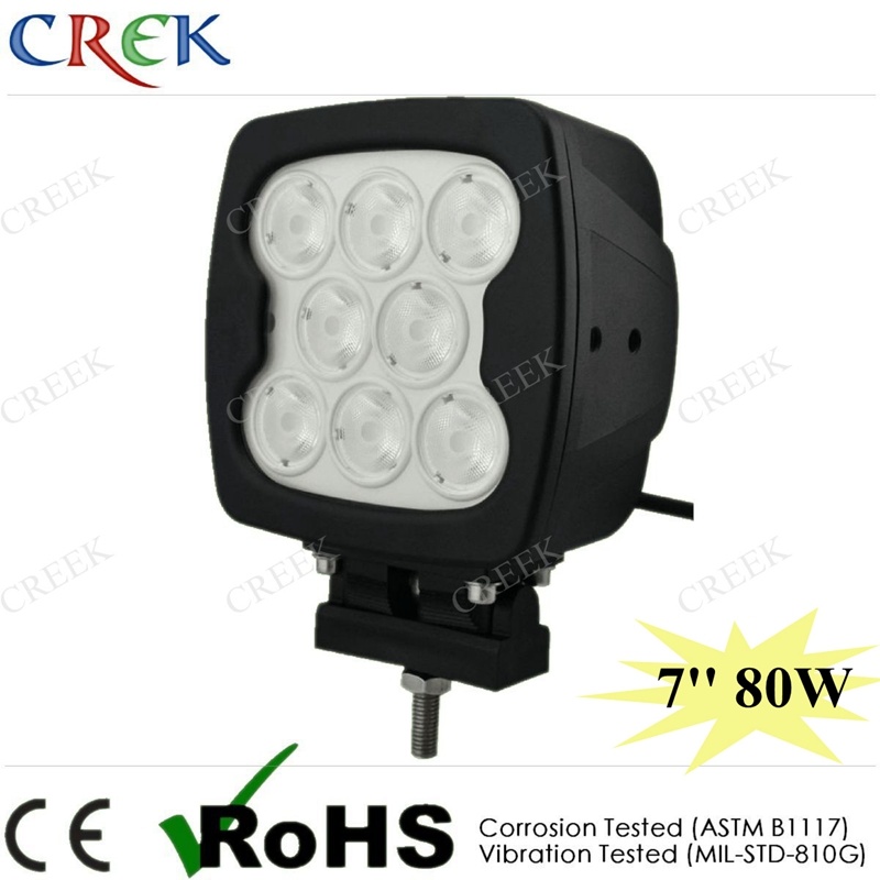 7'' 80W LED Work Driving Light with CREE LEDs (CK-DC0810A)