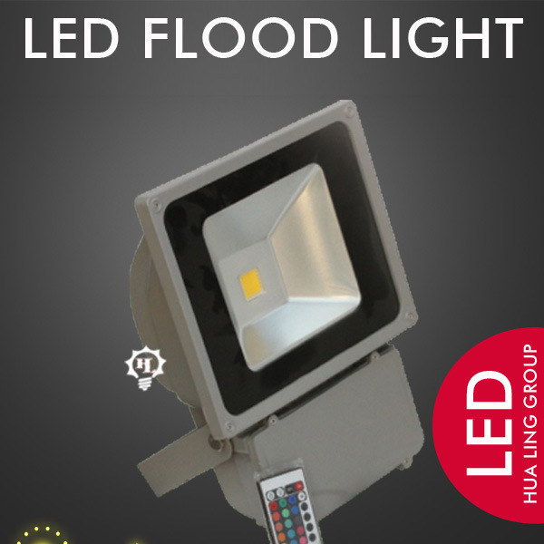 Outdoor IP65 70W RGB LED Flood Light (HL-FL70W-RGB)