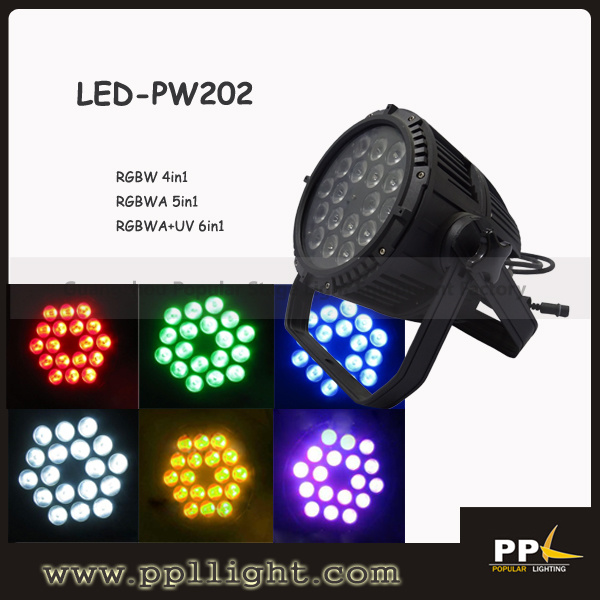 Waterproof 18PCS *15W RGBWA 5in1 Outdoor LED PAR Can