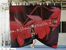LED Rental Stage Screen Flexible LED Curtain Display for Event