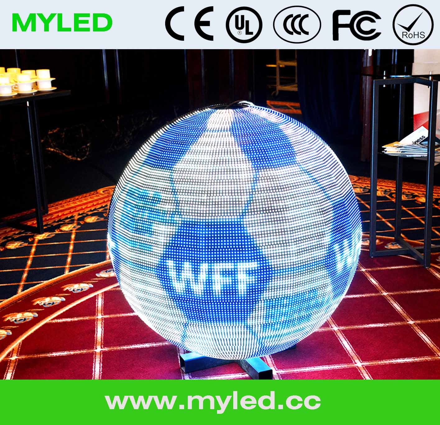 LED Ball Display, LED Sphere Display, LED Round Display