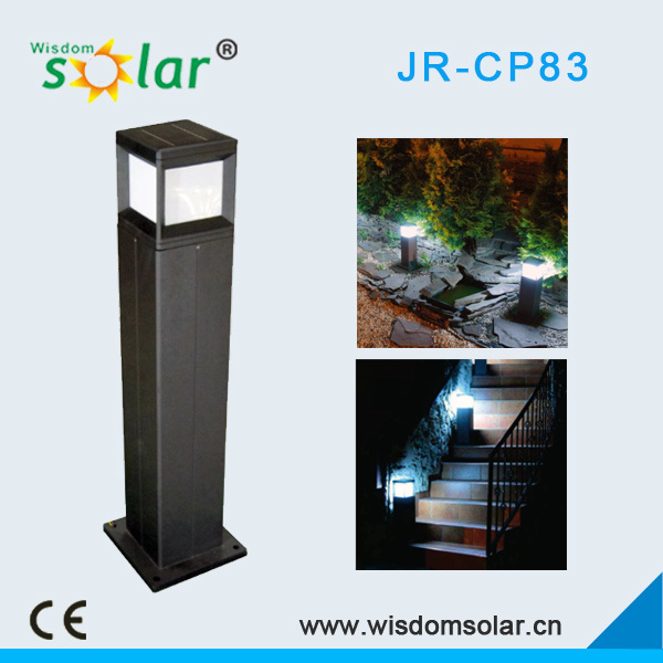 Aluminum CE Solar Lawn Light/Garden Lamp with LED (600mm high, 18PCS LED, 144lm) (JR-CP83)