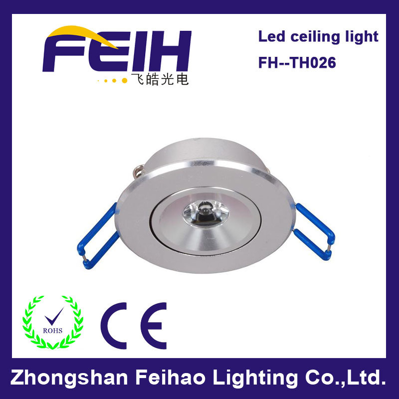Ultra Power Efficient CE& RoHS1*1W LED Ceiling Light