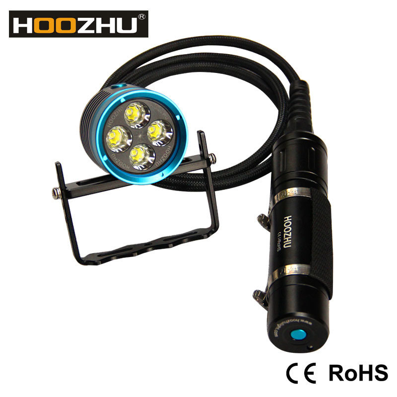 LED Powerful Camping Light Underwater Diving Light 4000lm Dive Light