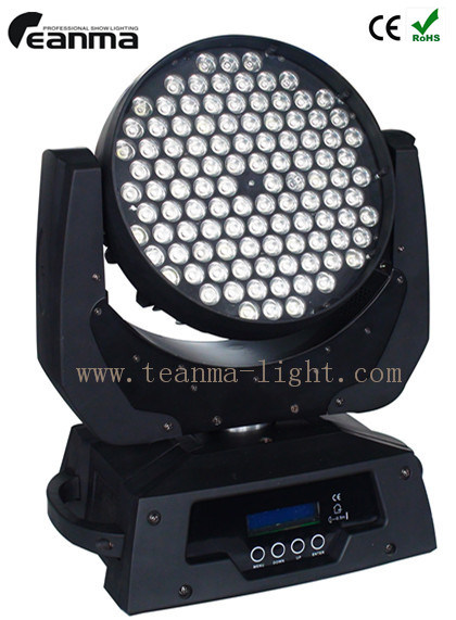 LED 108*3W RGBW Moving Head Wash Stage Light