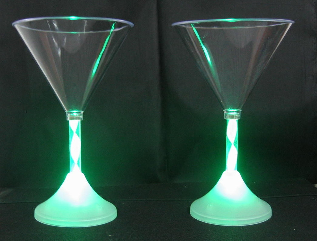 Goblet Plastic LED Flash Cocktail Cup