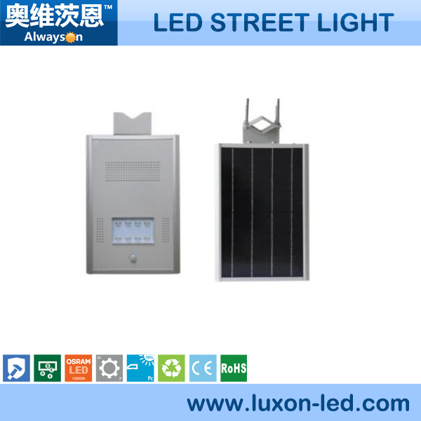 IP65 Outdoor Solar LED Street Light All in One