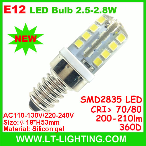 3W E12 LED Bulb (LT-E12P1)