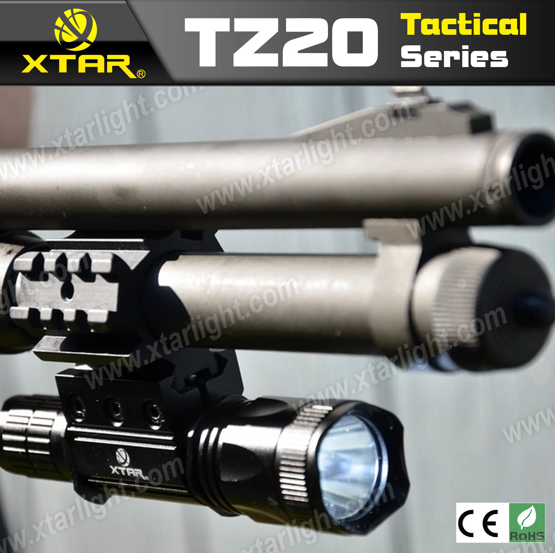 400 Lumens Tactical LED Flashlight (Xtar TZ20-R5)