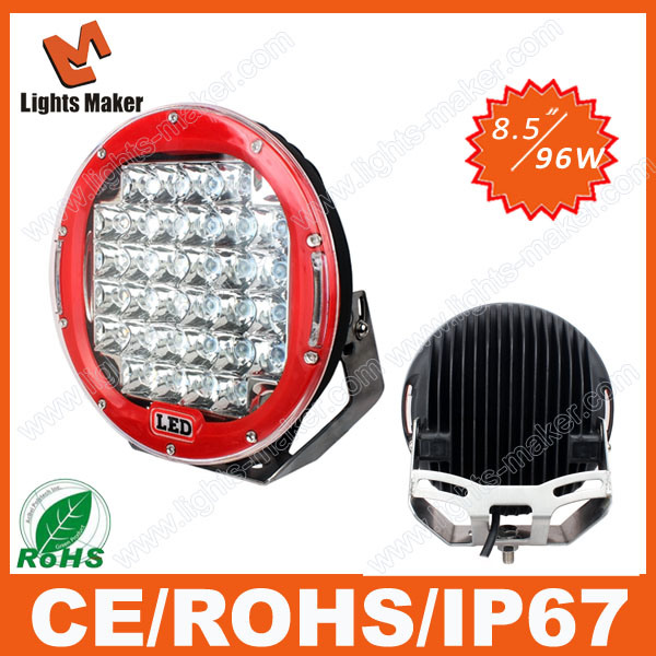 LED Flood Work Light 96W with Low Voltage