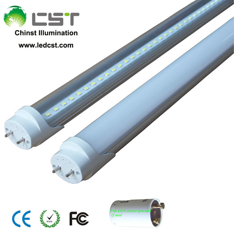 Aluminum Alloy Shell 10W LED Tube Light T8 (CST-T8-600mm-pH-10W)