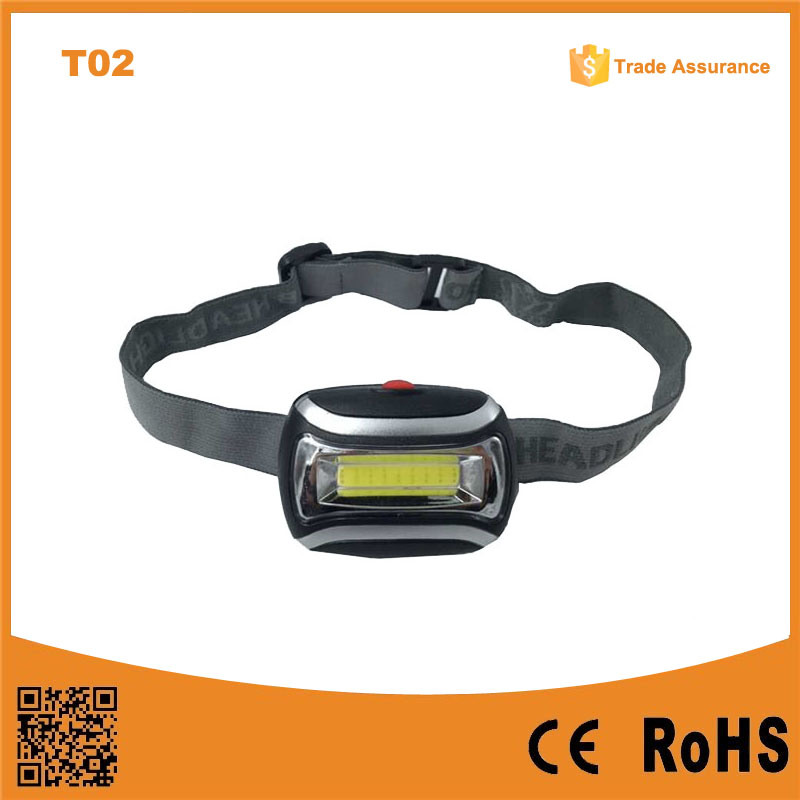 T02 The Best Factory Cheap COB High Power LED Headlamp with Bright LED Light