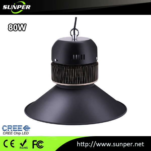 80W LED High Bay Industrial Light with CE RoHS Certificate