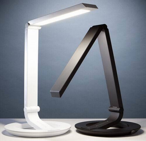 Folding Energy-Saving LED Table/ Desk Lamp with USB Port for Charging