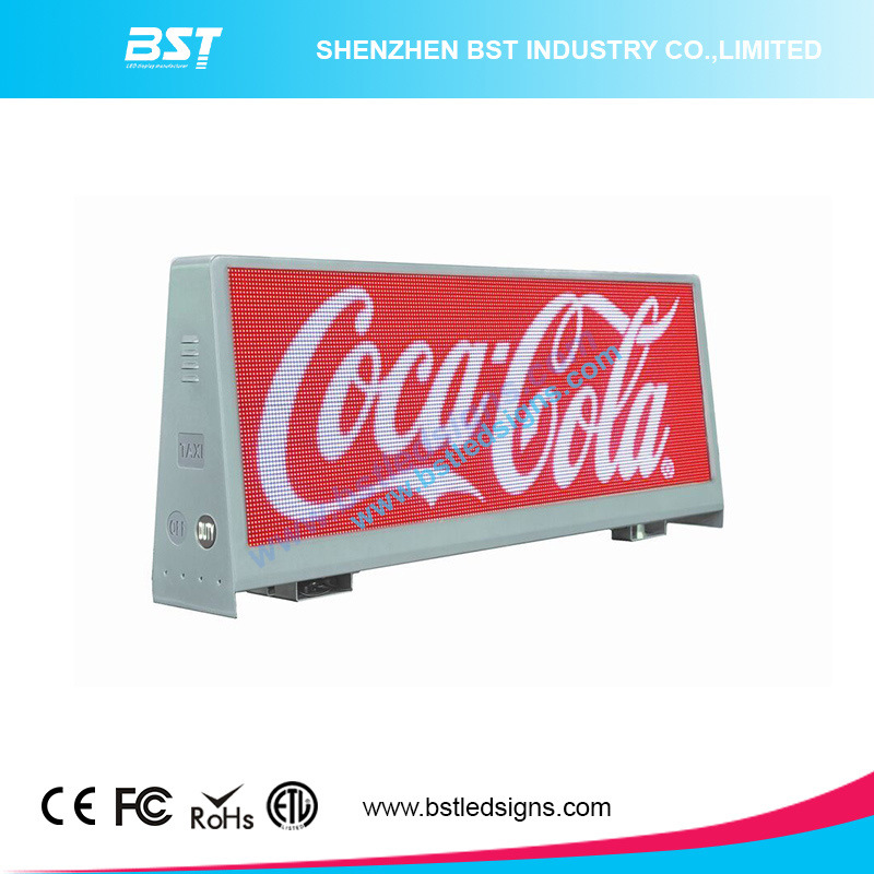 P5 Outdoor SMD3528 Taxi LED Display for Video Advertising