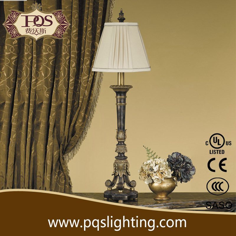 Palace Design Lighting Brown Hand Printed Table Lamp