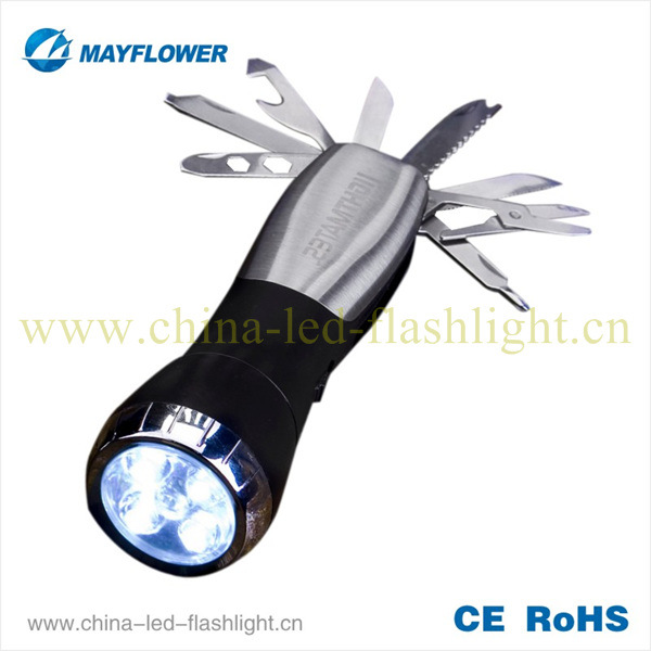 LED Flashlight With Tools