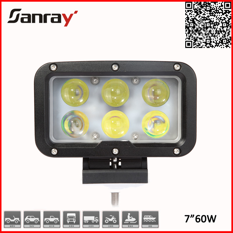 60W LED Work Light with 4D CREE