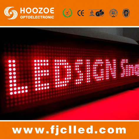 High Quality Outdoor P10 Single Red Color LED Display (P10S)
