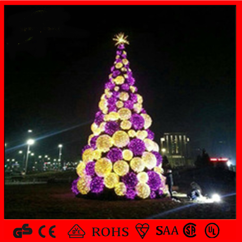Square Decoration Wholesale Outdoor LED Artificial Christmas Tree Light