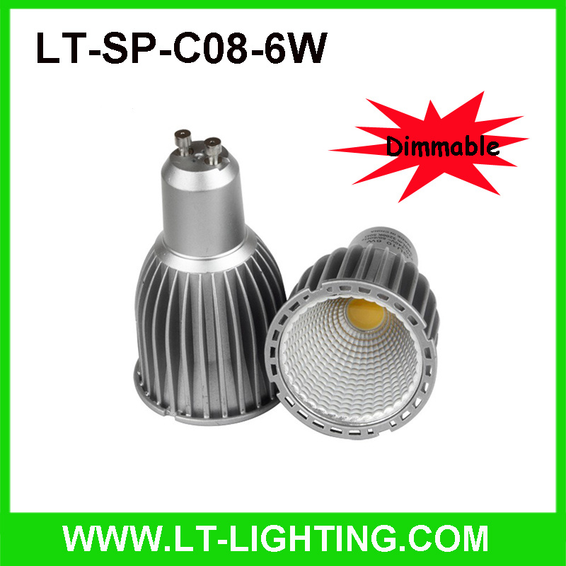 Dimmable 6W COB LED Spot Lamp (LT-SP-C08-6W)