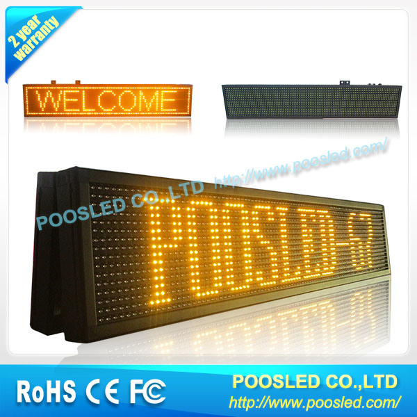 Semi-Outdoor Message Scrolling LED Display