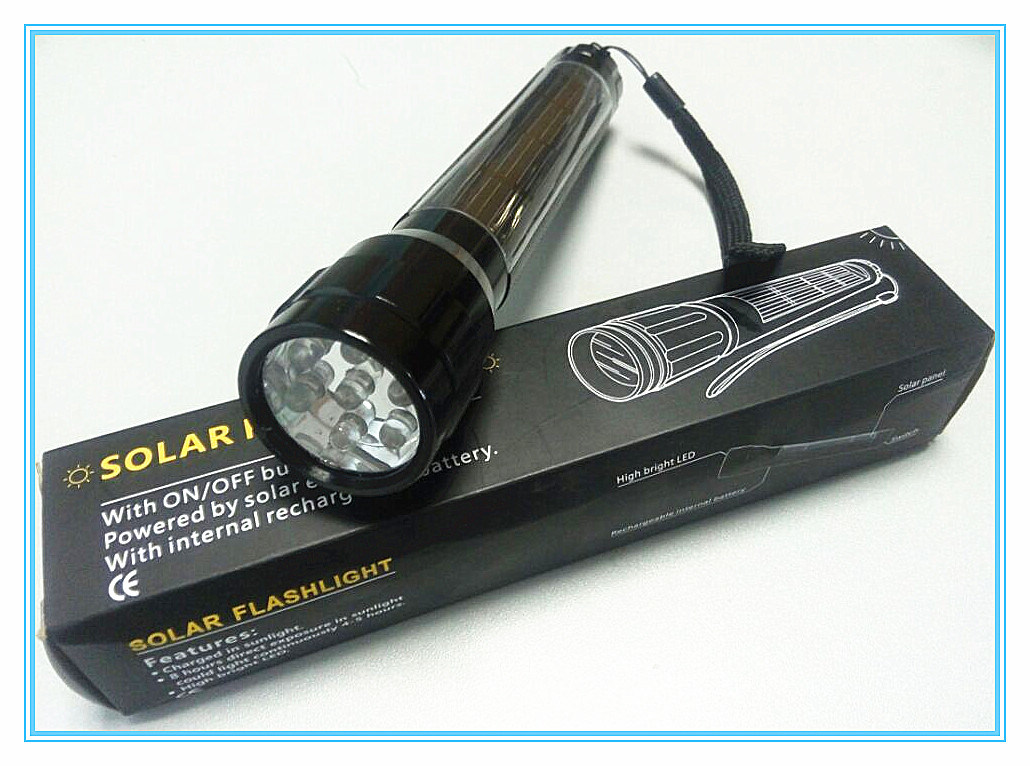 High Quality Solar LED Flashlight