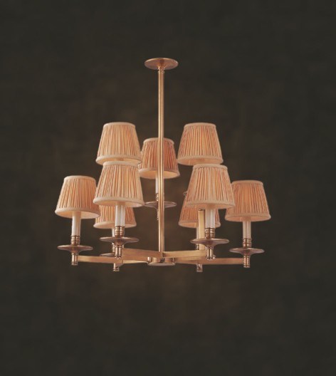 New Design Contemporary Copper Chandelier Light (N10035-9)