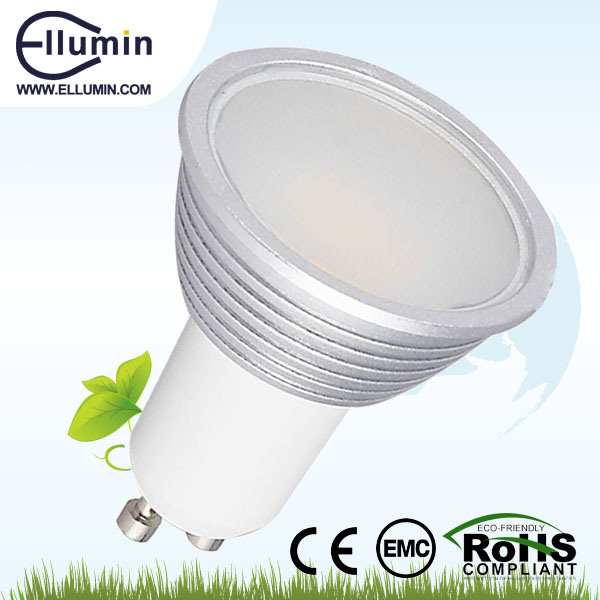 Dimmable 4W SMD GU10 LED Aluminium Lamp