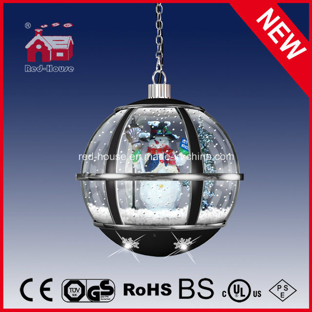 Black Classic Snow Flakes LED Lights Hanging Lamp for Decoration