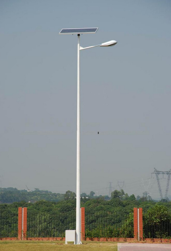 Solar Lighting Fixture for Roads and Public Square