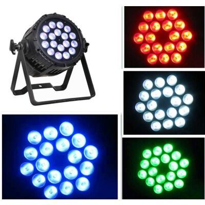 18pcsx15W RGBWA+UV High Quality 6 In1 LED PAR for Disco Outdoor Stage with Zoom