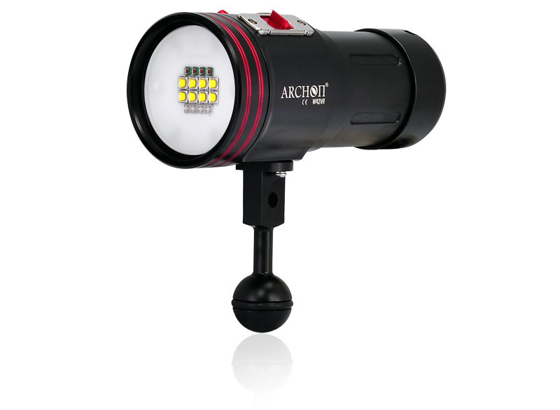 Archon W42vr Underwater Photographing Light Dive Light CREE LED White CREE Xm-L2 U2 LED *8 (max 5200 Lumens) Waterproof Video Lights