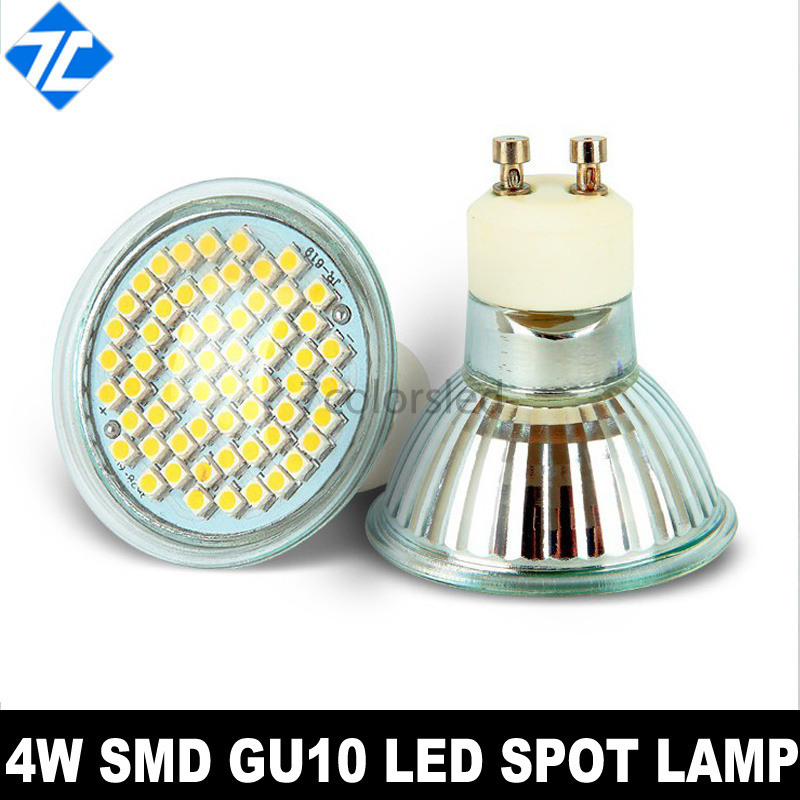 4W SMD3528 Glass Cup Whit Cover LED Spot Lamp