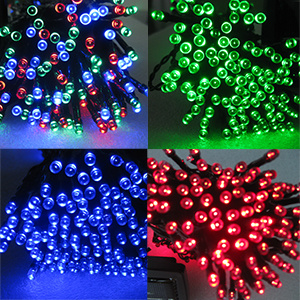 Solar LED Christmas String Light with Different Colors