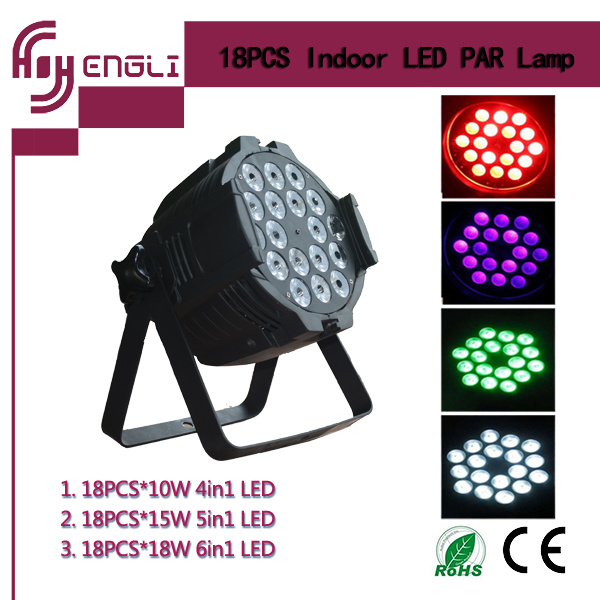 18 6in1 PCS Indoor LED PAR Light for Stage Lighting