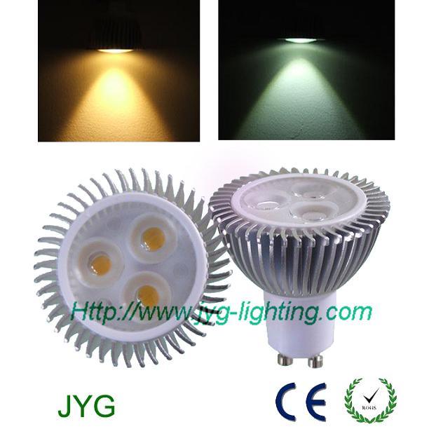 3w High Power LED Spot Lamp / LED Spot Light / Gu10 Bulb