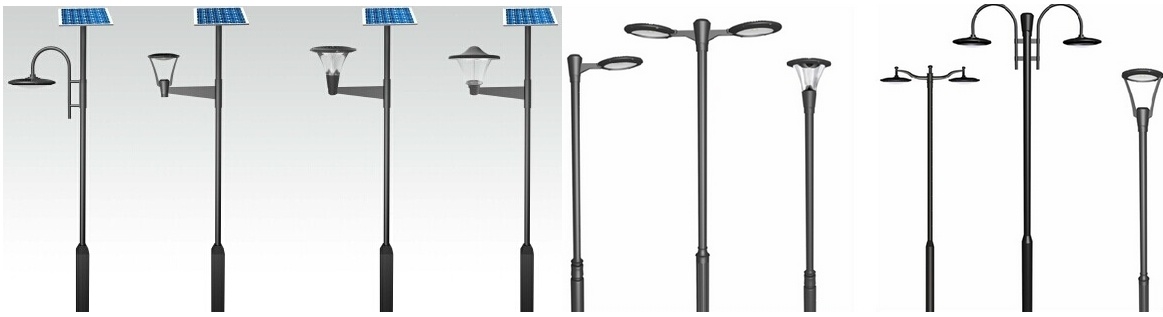Pole-Mounted Pedestrian Scale Garden Light (Hz-035)