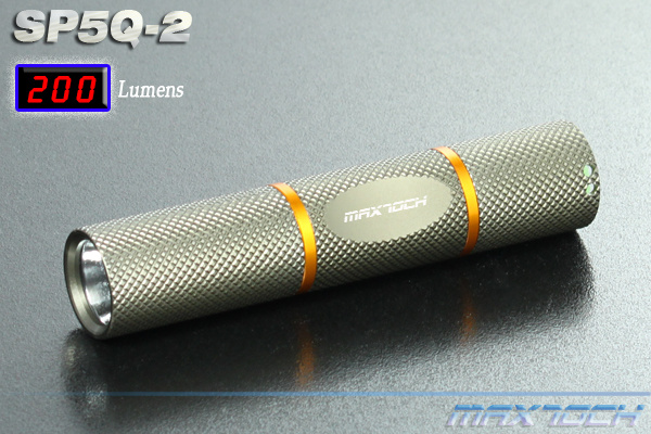Q5 200LM AA Superbright Aluminum LED Flashlight (SP5Q-2)