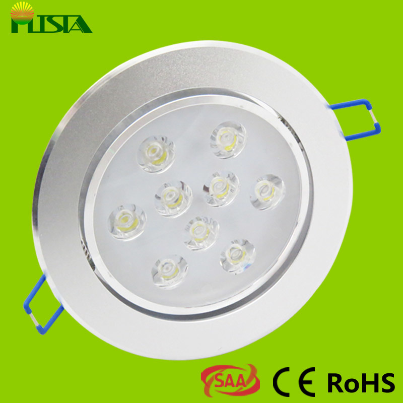 9W LED Ceiling Down Lights with CE RoHS SAA Approval High Lumen Output