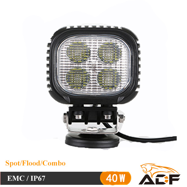 CREE40W Floodlight Square LED Work Light for Offroad
