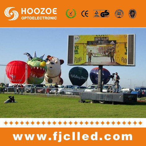 High Refresh Rate P10 Outdoor Full Color LED Video Display