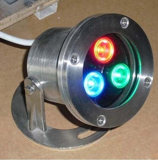 China Manufacturer 3W 9W IP68 Stainless Steel LED Underwater Light/ LED Swimming Pool Light/ LED Foundation Lamp (MC-UW-1014)