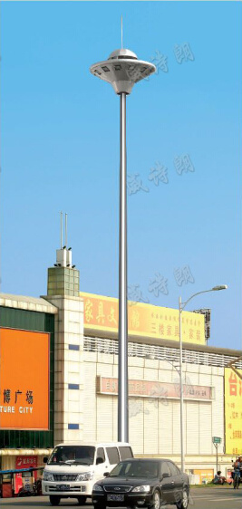 Street Steel Lighting Pole LED Lights